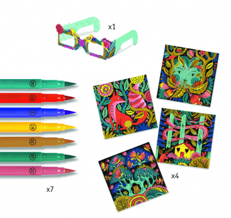 Fantezie in padure - Atelier de colorat 3D [2]