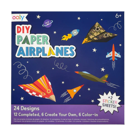 Noutati - Avioane de hartie - 24 modele, set creativ DIY