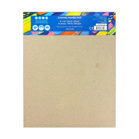 Bloc desen pentru pictura A4, 15 file panza canvas, 300 g/mp, Paintology [2]