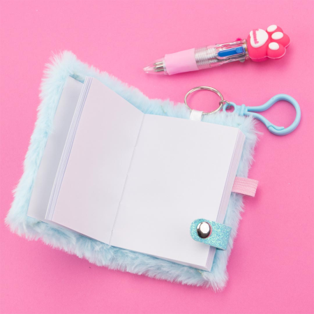Breloc Mini-jurnal  Girabrilla – notebook miniatural cu pix [2]