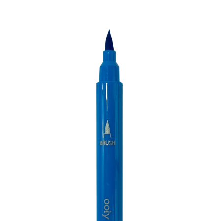 Carioci 2 in 1 cu  pensula si varf fin, Color Luxe-set de 20 [4]