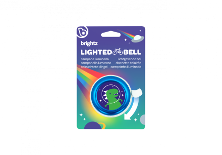 Reduceri - Clopoțel cu lumini LED multicolore pentru bicicletă, albastru