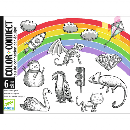 Noutati - Color connect, Joc de carti Djeco