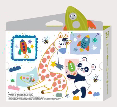 Creioane cerate interconectabile Block Crayons - Racheta, Haku Yoka [3]