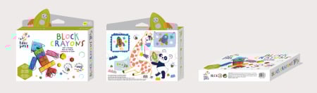 Creioane cerate interconectabile Block Crayons - Racheta, Haku Yoka [4]