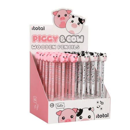 Noutati - Creion HB, din lemn, design animale domestice