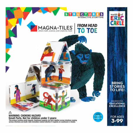 Jocuri magnetice - Din cap pana in picioare - Eric Carle