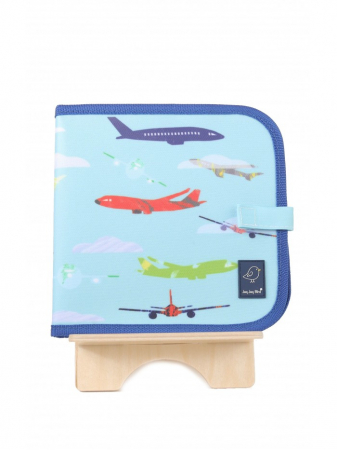 Jocuri creative - Doodle It & Go erasable book - aeroplane - Carte refolosibilă pentru desen