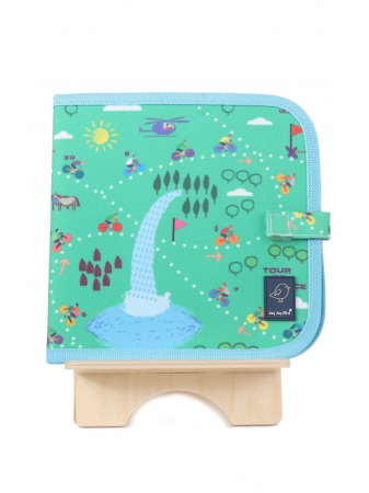 Jocuri creative - Doodle It & Go erasable book - bicycle - Carte refolosibilă pentru desen