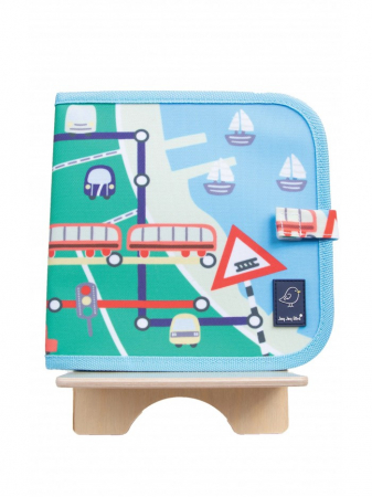 Jocuri creative - Doodle It & Go erasable book - Train - Carte refolosibilă pentru desen