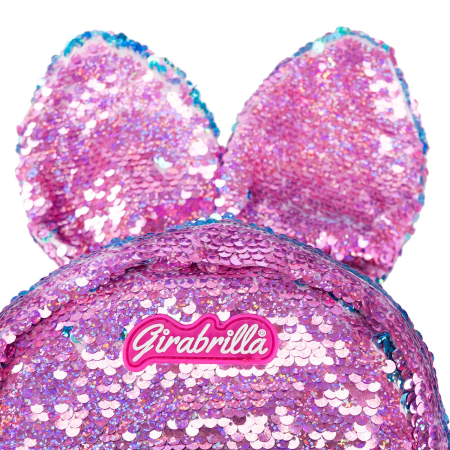 Ghiozdan Girabrilla Bunny – model Iepuraș cu paiete reversibile [3]