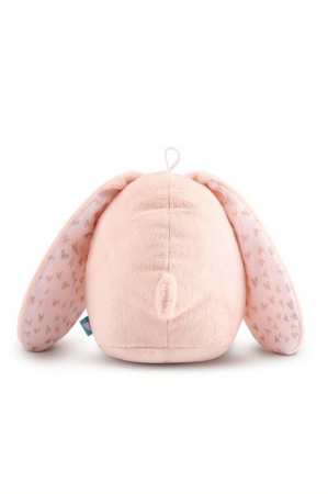 Iepuras de plus myBunny, roz, cu sunete albe [1]