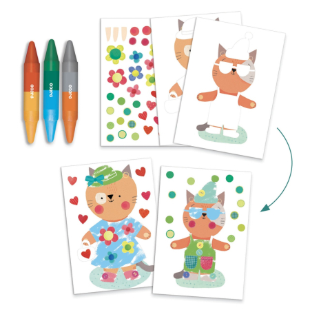 Joc creativ Casa animalelor, Djeco [4]