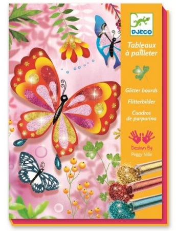Noutati - Joc creativ cu sclipici Fluturi