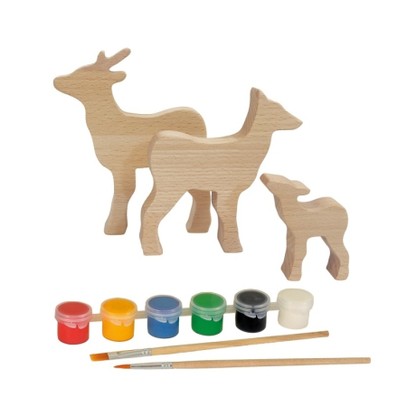 Noutati - Joc creativ de pictat Familia de caprioare, Egmont Toys