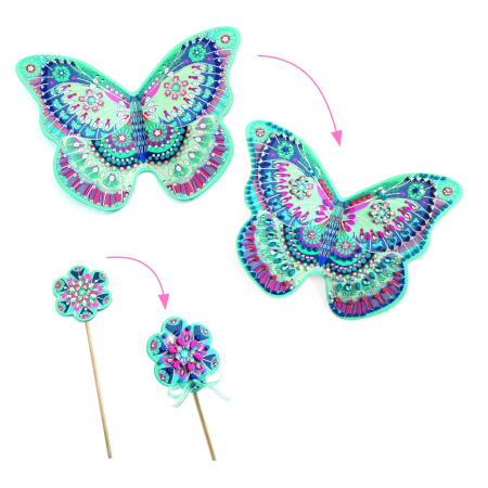 Joc creativ DIY Aripi si bagheta fermecata, Djeco [3]