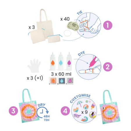 Joc creativ DIY Raza de soare, Djeco [3]