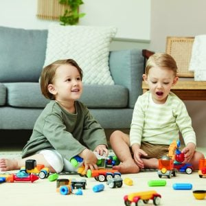 Joc cu magneți Stick-O, Set de construit vehicule, 26 piese [5]