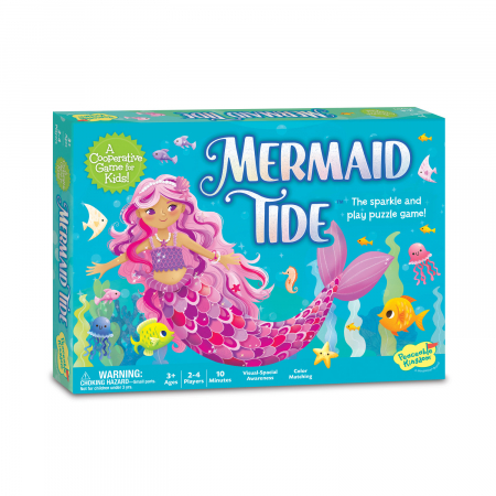 Jocuri educative - Joc de cooperare tip puzzle cu sirene, Mermaid Tide