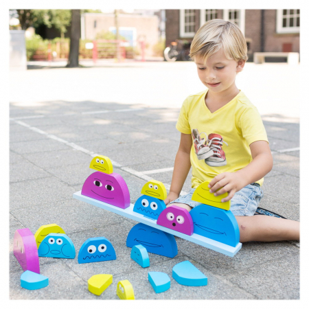 Joc de echilibru MARE Balansoarul cu figuri, BS Toys [3]