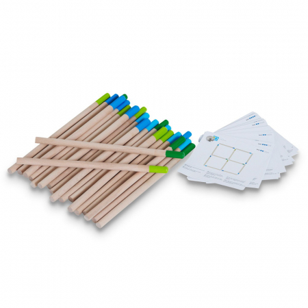 Jocuri educative - Joc de potrivire cu chibrituri mari, BS Toys
