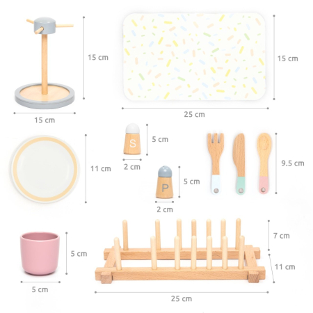 Joc de rol Set complet pentru servirea mesei, UMU Toys [2]