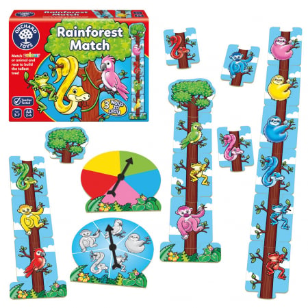 Joc educativ Concurs în Pădurea Tropicală RAINFOREST MATCH [1]