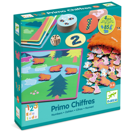 Noutati - Joc educativ Eduludo primele cifre, Djeco