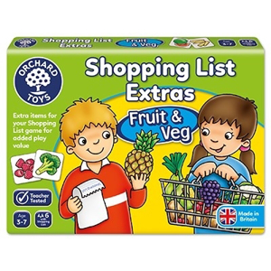 Shopping list extras - Fruits & veg - Joc educativ [0]