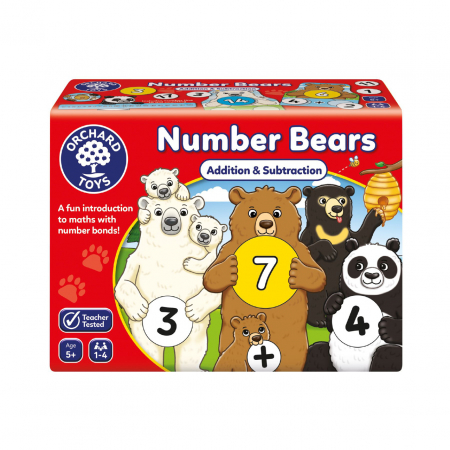 Jocuri educative - Joc educativ Numărul Ursuleților NUMBER BEARS