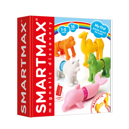 Noutati - Joc magnetic Smart Max, My First Animals Around the World, Primele mele animale din intreaga lume, 16 piese