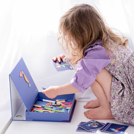 Joc puzzle magnetic de arta si asociere - Forme [2]