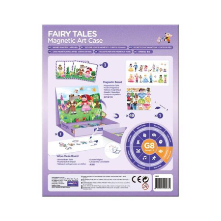 Joc puzzle magnetic de arta si asociere - Povesti [3]
