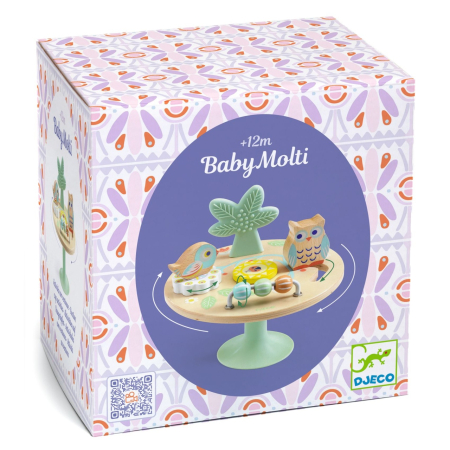 Copii mici - Jucarie bebe Mini centru de activitati Baby Molti, Djeco