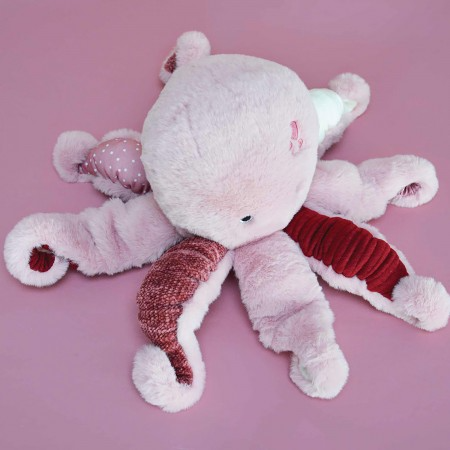 Jucarie moale din plus - Caracatita, 30 cm, roz [2]