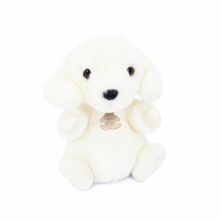 Reduceri - Jucarie moale din plus - Catel, 20 cm, alb