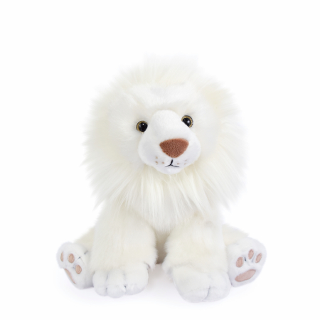Reduceri - Jucarie moale din plus - Leu, 28 cm, alb