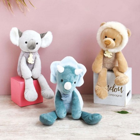 Jucarie moale din plus - Leu, 30 cm, bej [4]