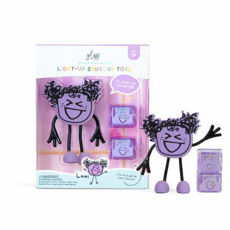 Varsta - Jucarie senzoriala luminoasa Lumi Glo Pal, mov