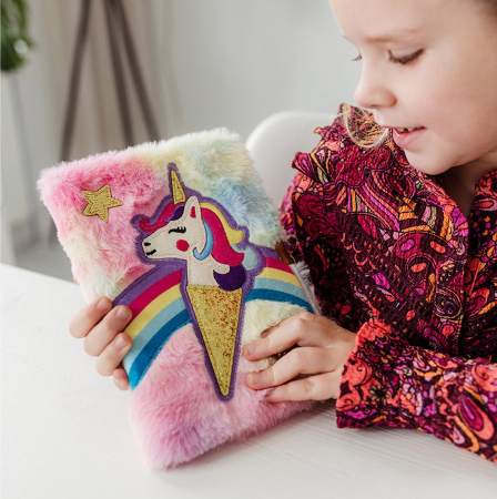 Jurnal cu blanita, design unicorn [3]