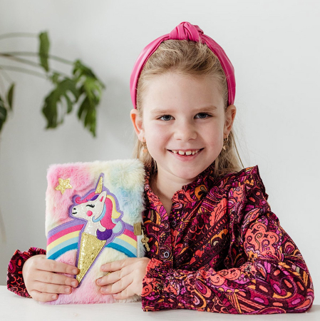 Jurnal cu blanita, design unicorn [1]