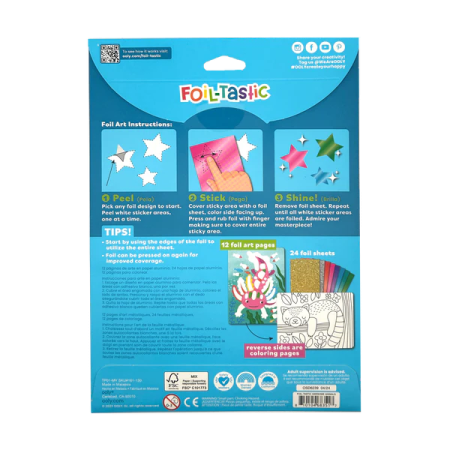 Kit Arta cu folie Foil-tastic - Awesome Animals [1]