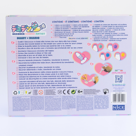 Kit creativ Decoden – Jurnal kawaii de decorat cu pastă colorată [1]