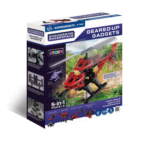 Noutati - Kit STEM Construieste gadgeturi avansate, Genius Toy
