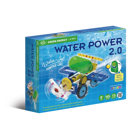 Noutati - Kit STEM Construieste mecanisme propulsate cu apa, Genius Toy
