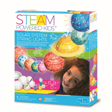 Jocuri cu experimente - Kit stiintific Luminite Sistem Solar, STEAM Kids