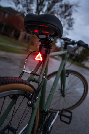 Lumină de siguranță STOP LED RBG spate bicicletă cu 7 efecte luminoase, Taillight [4]