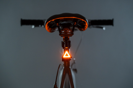 Lumină de siguranță STOP LED RBG spate bicicletă cu 7 efecte luminoase, Taillight [2]