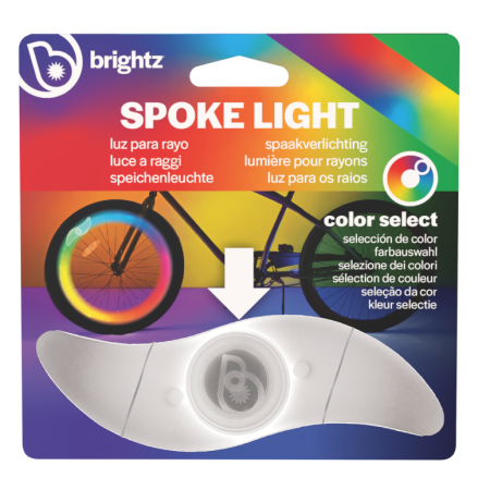 Reduceri - Lumină LED colorată  clip-on RBG pentru spițe, SpokeBrightz