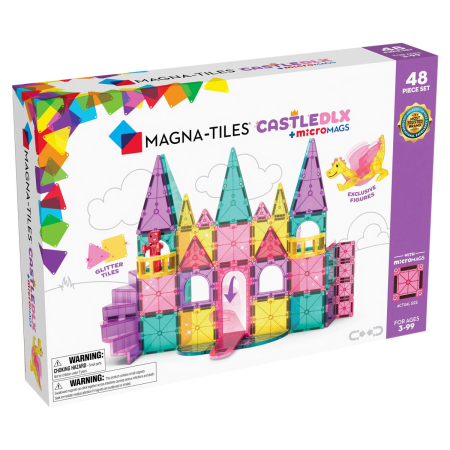 Noutati - MAGNA-TILES Castle Deluxe, 48 piese
